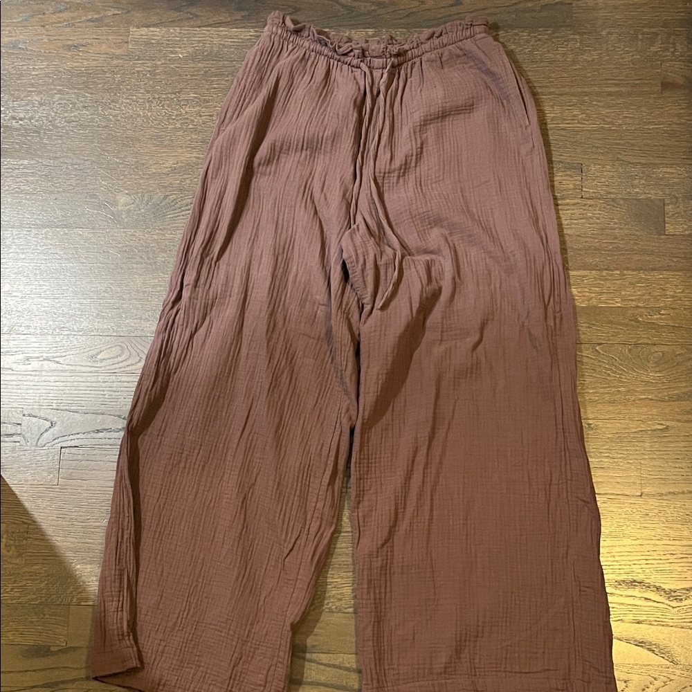Universal Thread Women’s Chocolate Brown Linen Pants